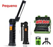 Multifunctional G51 Work Light Portable Led Rechargeable Light Waterproof Camping Light Magnet Flashlight With Built-in Battery