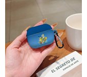 Protective Glossy HD Hard PC Earphone Cover Case-for-The Simpsons-S-AirPods 1 2 3 4 Pro Pro2 with Metal Hook