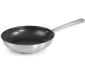 LACOR Sartén Lacor Foodie Ø24 x 6 cm | Acero inoxidable | Sartén de cocina | Utensilios de cocina