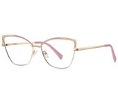 New Personality Sweet Cool Style Ladies Metal Cutout Cat Eye Anti-blue Light Glasses