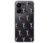 Funda Silicona Antigolpes para Xiaomi Redmi 13C diseño Perros 11 Dibujos