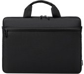 Bolso clásico para computadora portátil, bolso de mano delgado tipo maletín, resistente al agua, acolchado de espuma, protección anticolisión, 15,6 pulgadas