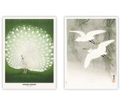 Set de 2 cuadros calidad premium con marco de madera - 30x40 cm o 50x70 cm - POSTER LAB