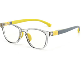 Trendy Square Anti-blue Light Kids Glasses Silicone Children Boys Girls Computer Eye Protection Eyeglasses Ultra Light Frame