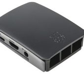 RASPBERRY CAJA PARA RASPBERRY OFICIAL PI 3,  NEGRO, GRIS (9098138)