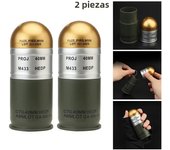 M433 HEDP 40mm Cartridge Dummy Grenade Model Military Fan Collection Toy Gift Mini Storage Case Airsoft Display Decoration