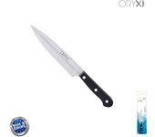 SANCO STORE - ORYX Cuchillo Grenoble Verduras Hoja Acero Inoxidable 15 cm. Negro