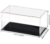 Clear Acrylic Display Case Dustproof Toy Car Trucks Vans Model Box Collection Storage Countertop Show Box