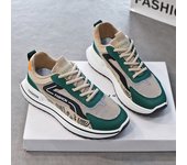 2024 New U Leather Man Casual Men Vulcanize Sneakers Breathable Sport Walking Running Platform Flats Shoes