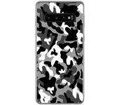 Tumundosmartphone FUNDA de GEL TPU para Samsung Galaxy S10 Plus diseño Snow Camuflaje Dibujos
