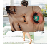 Korea Cha Eun Woo Towel Microfiber Beach Towel Absorbent Quick dry Soft Yoga Swimming Resort Mountain Climbing Towel