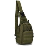 Bolso pequeño de pecho de camuflaje para deporte al aire libre, cycling, bandolera individual, bolso de pecho pequeño, bolso de hombro táctico para exteriores
