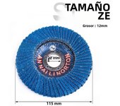 100/115/125mm Polishing Flap Disc Angle Grinder Sanding Wheel for Woodworking Sharpening Metal Deburring Rust Removal 1-2Pcs