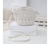 Bolso de hombro Hecho A Mano para Mujer, Bolso de hombro tejido a mano, bolsos Casuales