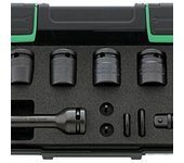 STAHLWILLE 96231101 Juego de llaves IMPACT 1/2 12 piezas 50IMP/6/2 KN