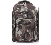 J.S ONDO MOCHILA CON ESTAMPADO CAMUFLAJE PARA HOMBRE Mochila Escolar Mochila de Viaje Negocios Trabajo Diario Antirrobo Impermeable Grande Mochila Ordenador CLASICO