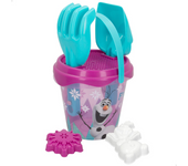 Cubo playa Frozen 14 cm con pala,rastrillo,cedazo y 2 moldes. - Modelos surtidos (Color Baby 48201)