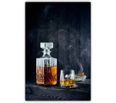 Fashion Bar Restaurant Wall Art Wine Glass Canvas Painting Whisky Bottle Cigar Aesthetic Poster for Living Room Home Decor