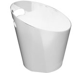 MONOUSO | Cubitera Reutilizable Durable SAN 7/8 botellas Blanca (1 Ud)