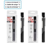 Pen Clip Light Dual Light Source Mini Portable LED Dentist Nurse Pencil Torch Lamp Outdoor Camping Hiking Adventure Flashlight