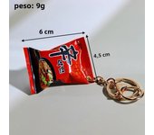 Simulation Instant Noodles Keychain On The Phone Mini Snacks Pendant Bag Pendant Christmas Gifts For The New Year