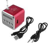 Rechargeable Portable radio FM portable mini radio Mini High Bluetooth Portable Voice Suitable for computer cell phone MP3 music
