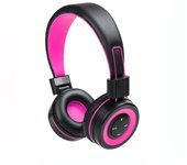 BVC 5562-Tresor-Fucsia.  Auricular de diadema Bluetooth, plegable, manos libres, control integrado en el auricular.