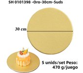 Golden Coated Round Cake Board Diameter 10-30CM Available Cake Cardboard Cake Dessert Tray Pastry Circle Cardboard Base