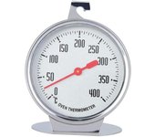Termómetro de horno de acero inoxidable, termómetro de cocina de 400 grados para colgar o colocar en el horno