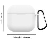 Silicone Earphone Case For Airpods 4 Case Headphones Cover Earbud Case Dustproof Protective Case For Apple Airpods 4 Accessories