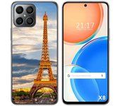 Funda Silicona para Huawei Honor X8 diseño Paris Dibujos