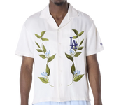 Camisa New Era LA Floral Revere Blanco