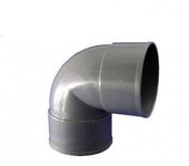 Hidrotecnoagua Codo PVC Evacuación H-H Ø 40 - 87º TECNOAGUA CP4087 para Trampas y Desagües