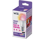 WiZ, bombilla conectada E27 Wi-Fi + mando a distancia, equivalente a 60 W, funciona con Alexa, Google Assistant