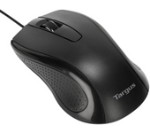 RATON OPTICO TARGUS USB 1000DPI ANTIMICROBIANO NEGRO
