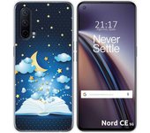 Funda Silicona para OnePlus Nord CE 5G diseño Libro Cuentos Dibujos