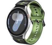 Correa de silicona para Samsung Galaxy Watch 7 / 6 / 5 / 4 / Amazfit GTS 4 / Garmin Vivoactive 5, Modelo Ondas Ancho 20mm