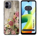 Funda Silicona para Xiaomi Redmi A1 diseño Madera 08 Dibujos