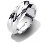 Anillo Pandora Banda Ancha Ondulada