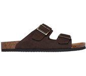 Skechers Relaxed Fit: Aidan - Leelan Sandalias planas para hombre chocolate en ante 83691