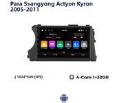 MEKEDE New Android System 8227 RDS Car Radio Multimedia for Ssangyong Kyron Actyon 2005 - 2011 Autoradio Carplay FM GPS BT Wifi