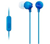 Sony Mdrex15apli Azul Auriculares Con Micrófono