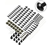 190PCS Motorcycle Windscreen Fairing Bolts Fastener Clip Screws Kit For SUZUKI GSXR 600 750 1000 K1 K2 K3 K4 K5 K6 K7 K8 K9 K10