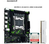 MACHINIST X99 PR9-H Motherboard Set kit Xeon E5 2620 V3 LGA 2011-3 CPU DDR4 16GB ECC RAM Memory NVME SATA M.2 dual channel
