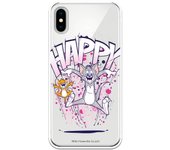 Funda original compatible con iPhone X o XS con un diseño de T&j Happy