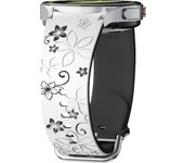 Engraved Silicone Strap for Samsung Galaxy Watch 7 FE/6 4 Classic/5 Pro 45 No Gaps Sport Bracelet Galaxy Watch 7 Band 44mm 40mm