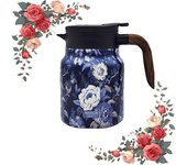 Termo de té Raidley Vintage Floral Pattern, infusor incorporado, acero inoxidable, 800 ml, estampado floral