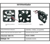5V 2-Pin 40x40x10mm 50x50x10mm 60x60x10mm PC Computer CPU System Heatsink Brushless Cooling Fan Silent Chassis Radiator Fans
