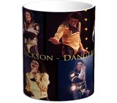 Taza Michael Jackson. Thriller. Billy Jean. Beat it. Bad. Dangerous. Jam. Black or White. Heal the World. Musica. Rock. Pop