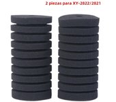 2Pcs Aquarium Filter Sponge For XY-2822/2821 Filter Fish Tank Air Pump Filter Black Color 12*6cm